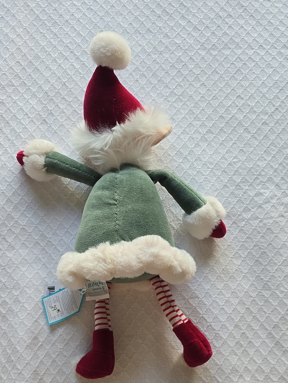 Jellycat Green & Red Elf Plush Holiday Decoration - Picture 10 of 14